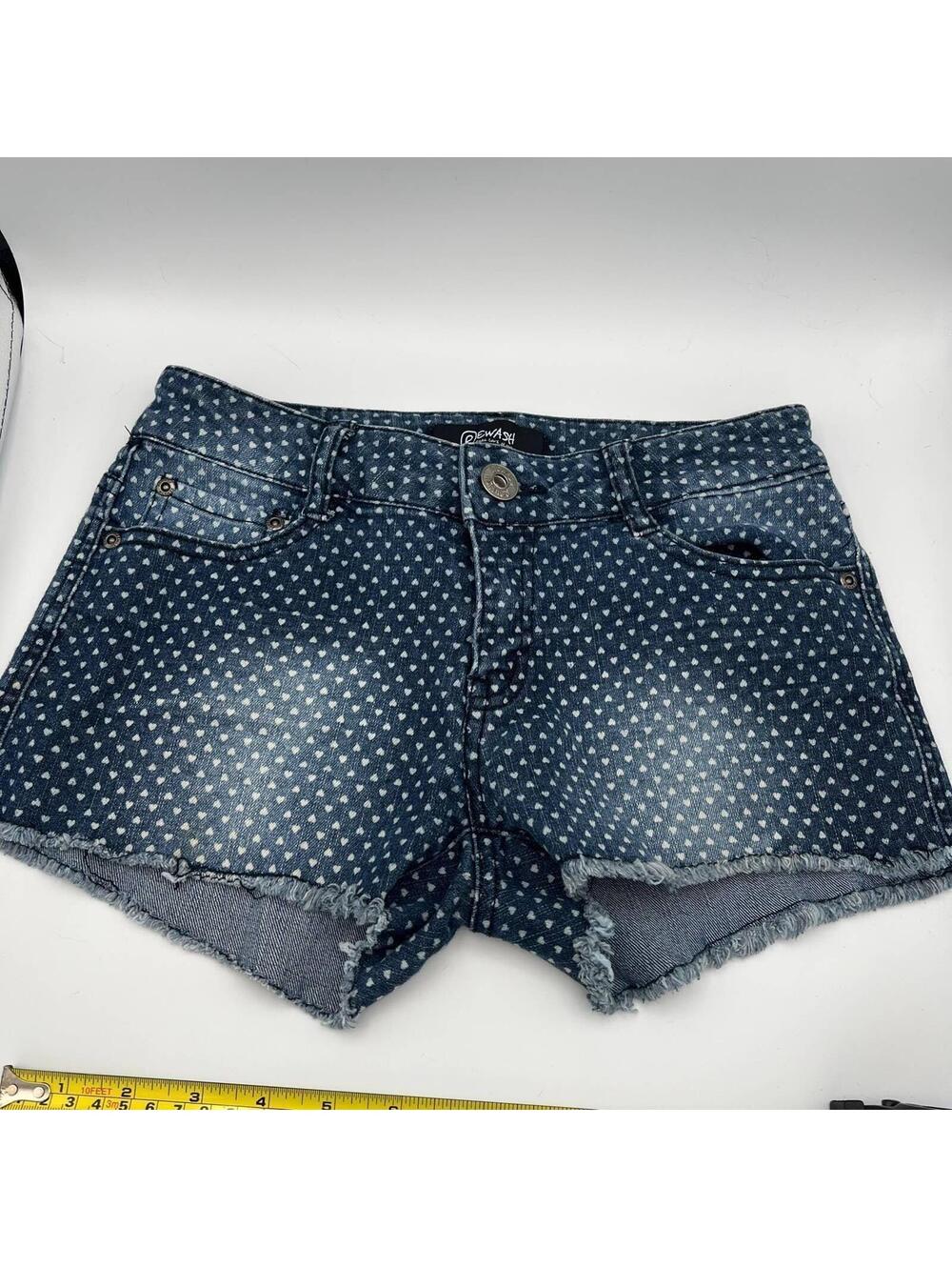 Rewash Heart Print Shorts Size 3